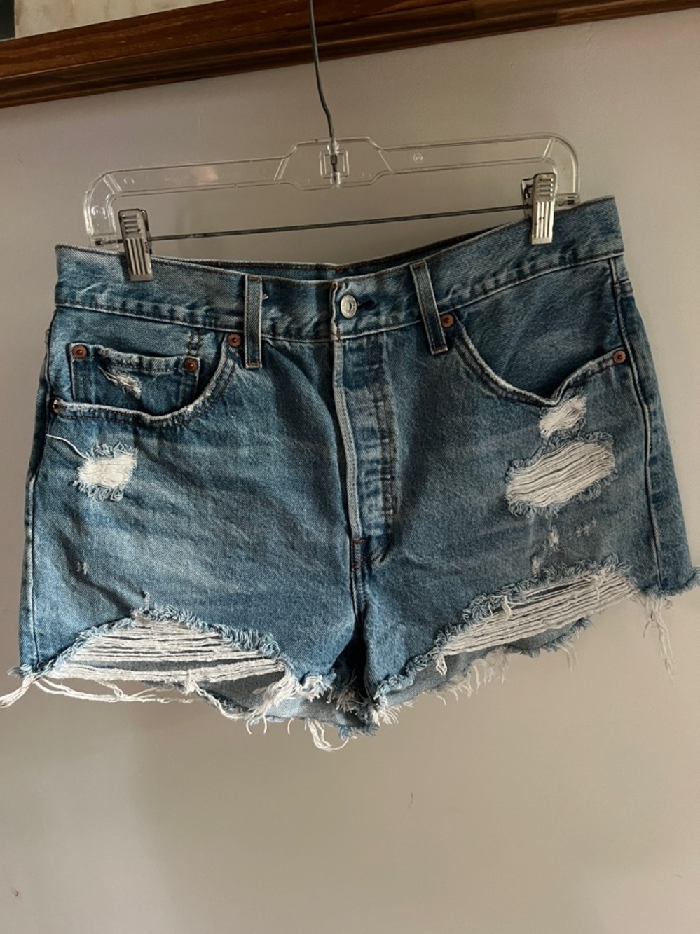 Levi's 501 signature denim shorts